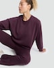 image 1 of Rise by Zara McDermott Relaxed Fit Pyjama Sweatshirt in Purple