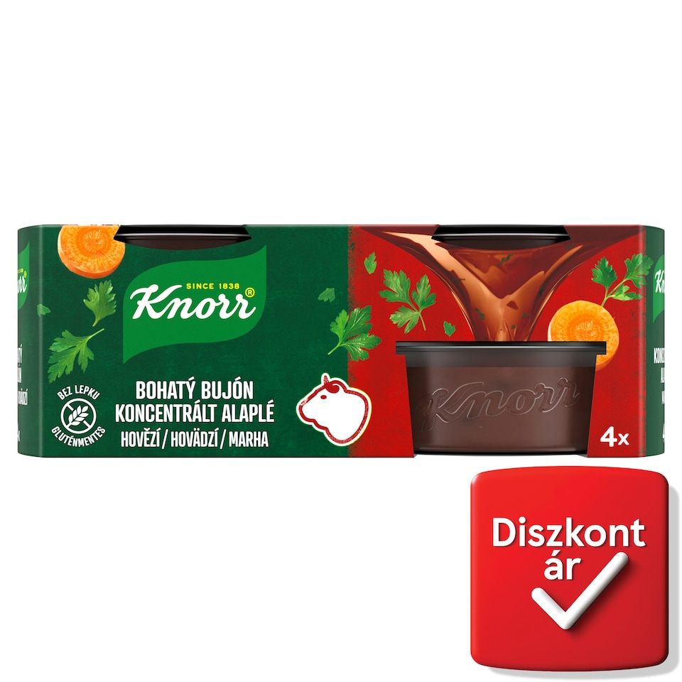 Knorr koncentrált marha alaplé 4 x 28 g (112 g)