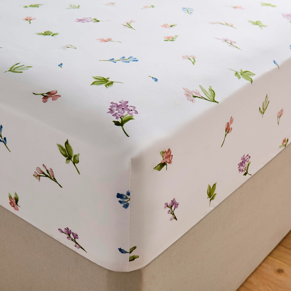 Silentnight Refresh Ditsy Floral Fitted Sheet Double