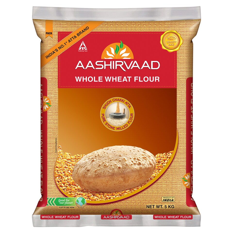 Aashirvaad Whole Wheat Flour Shudh Chakki Atta 5kg