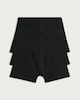 image 1 of F&F 3-Pack Cotton Rich Trunks in Black