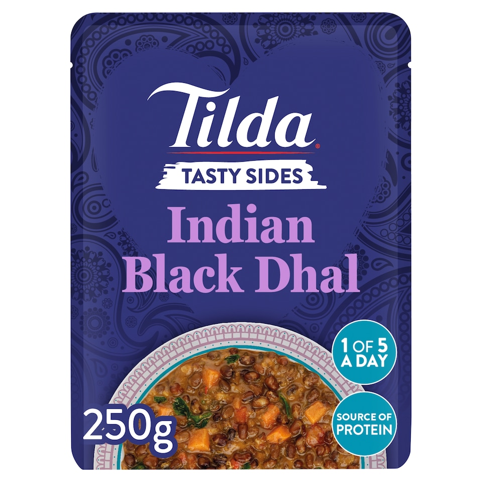 image 1 of Tilda Tasty Sides Indian Black Dhal 250g