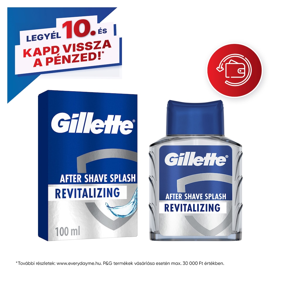 Gillette Series Aftershave Splash, Revitalizáló Illattal, 100ml  1. kép
