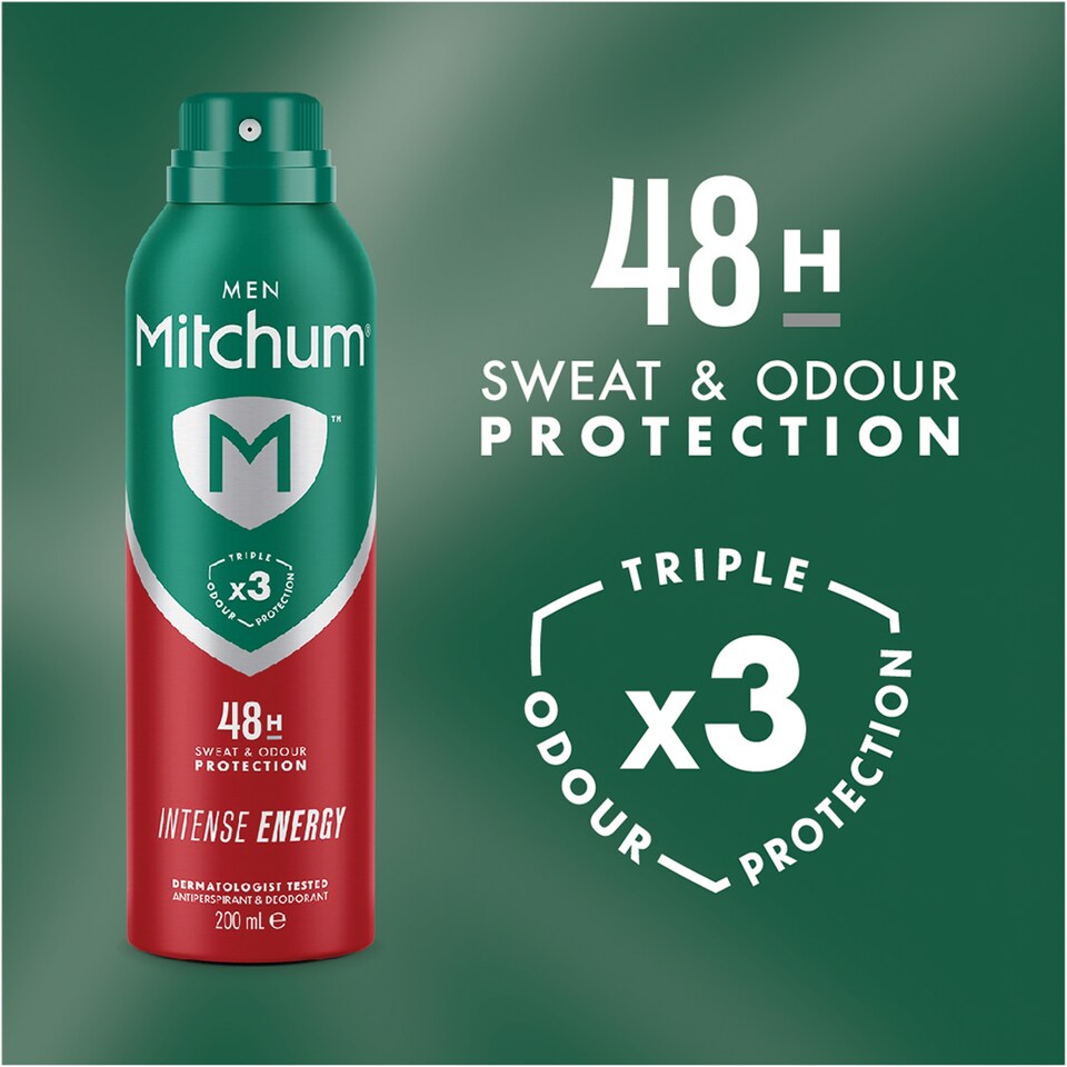 image 1 of Mitchum Intense Energy Antiperspirant Deodorant 200Ml