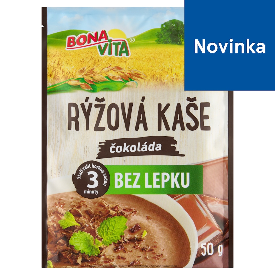 image 1 of Bona Vita Gluten-Free Rice Porridge Chocolate 50 g