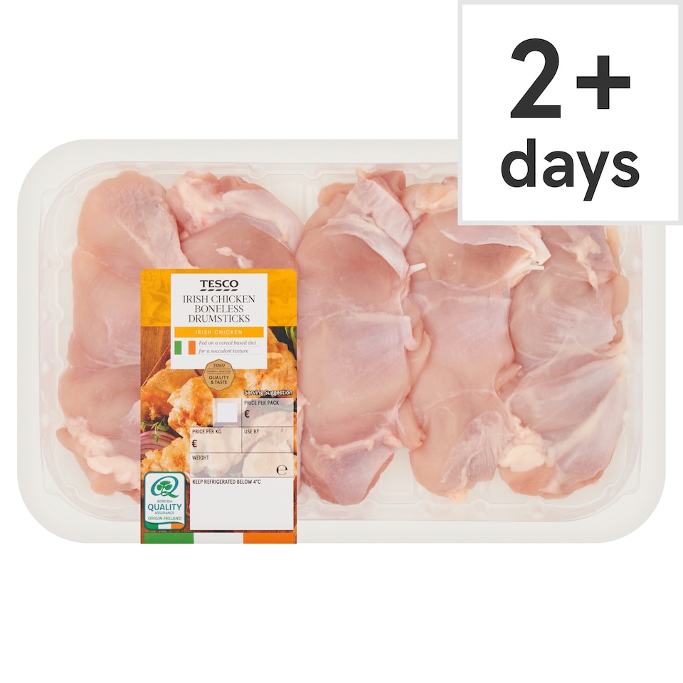 Tesco Irish Chicken Boneless Drumsticks 430g
