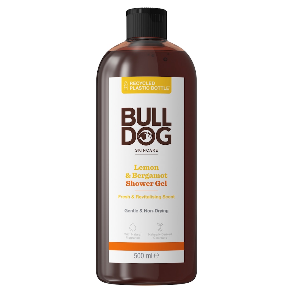 Bulldog Skincare Lemon & Bergamot Men's Shower Gel 500ml