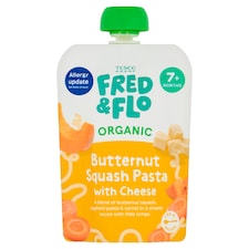 TESCO FRED &FLO Organic Butternut Squash Pasta With Cheese 130g