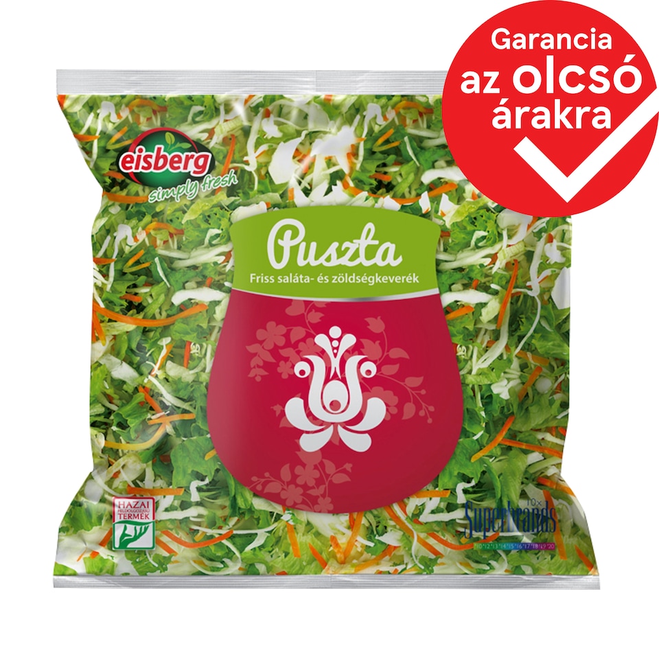 Eisberg Puszta friss saláta-és zöldségkeverék 190 g