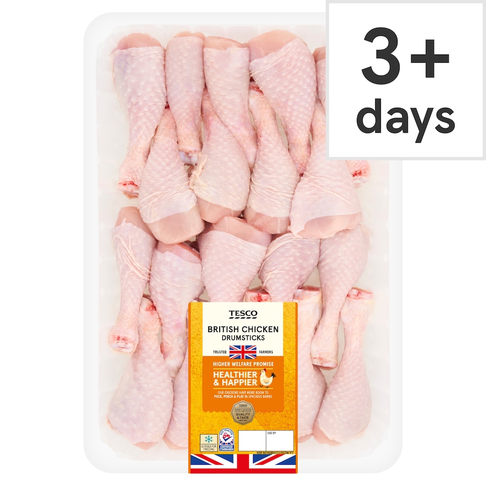 Tesco British Chicken Drumsticks 1.7kg
