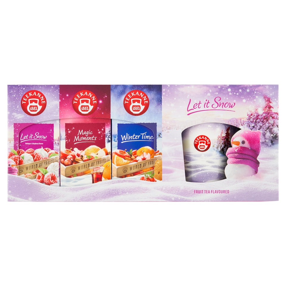image 1 of Teekanne Let it Snow 3 x 20 Tee Bags 145 g + Cup