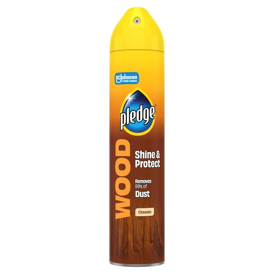 Pledge Expert Wood Care Polish Aerosol Classic 250ml