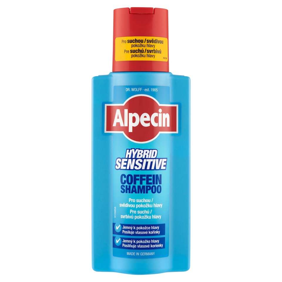 Obrázek 1 pro produkt Alpecin Hybrid Sensitive Coffein Shampoo 250ml