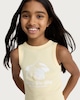 image 5 of F&F Girls 2-Pack Cotton Rich Vests in Multi Yellow