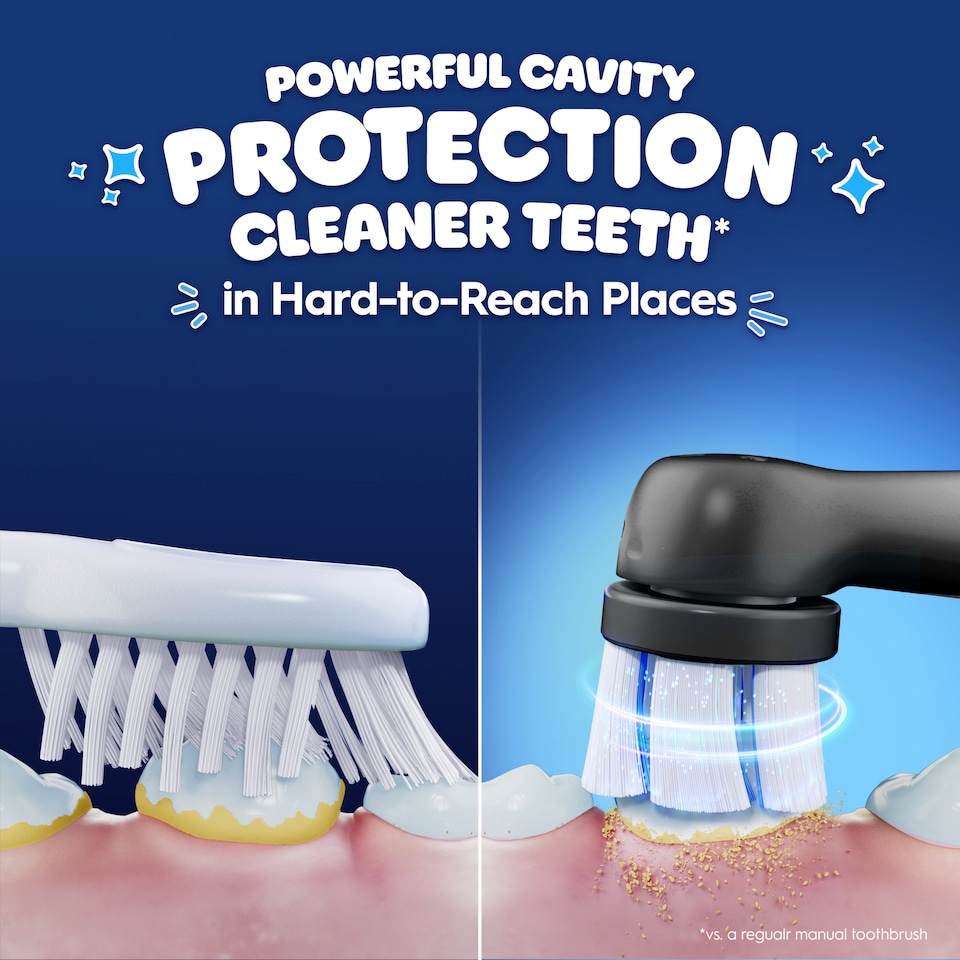 image 1 of ORAL-B iO2 Kids Junior Spiderman Gentle Clean Refills 2CT