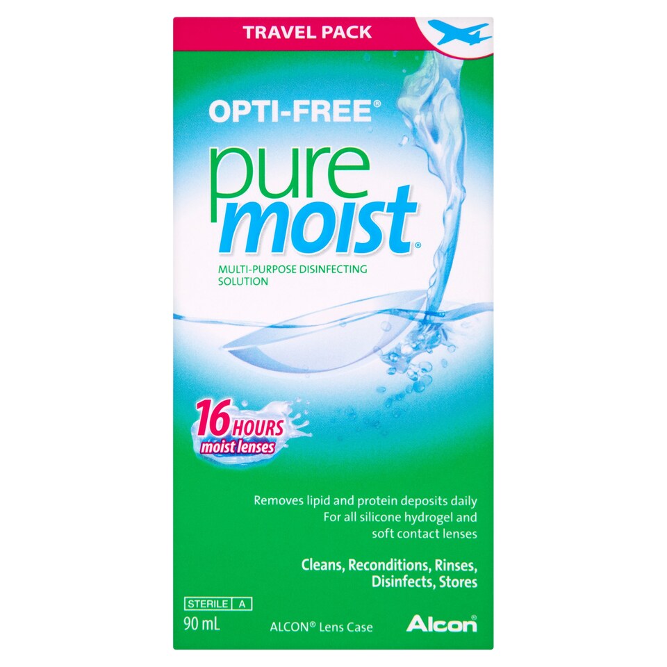 Opti Free Pure Moist 90Ml Travel Pack