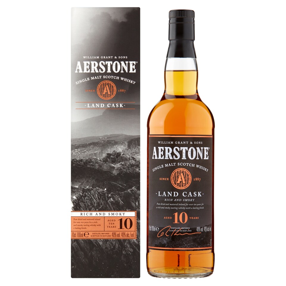 Aerstone Land Cask 10 Year Old Whisky 70Cl - Smoky