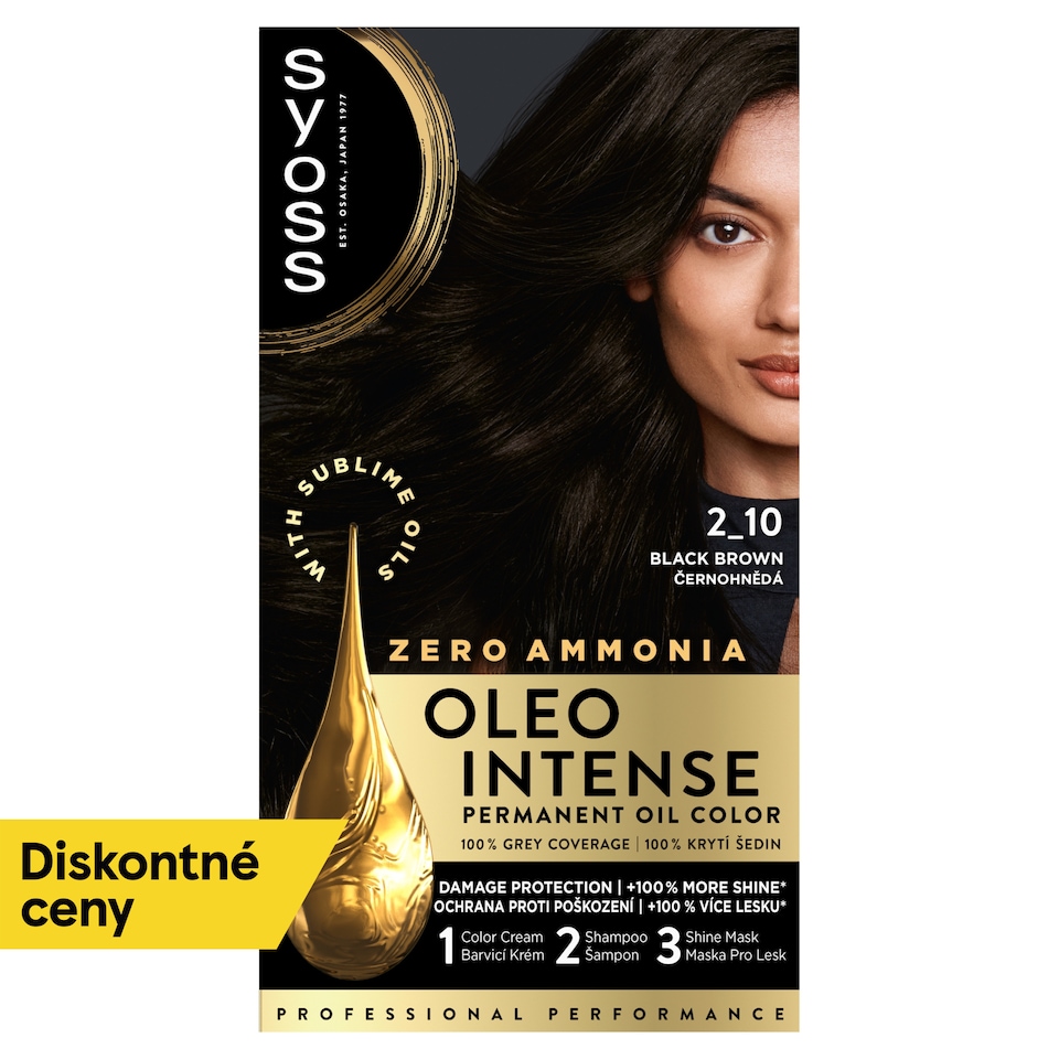 Syoss Oleo Intense 2-10 Čiernohnedý 50 ml