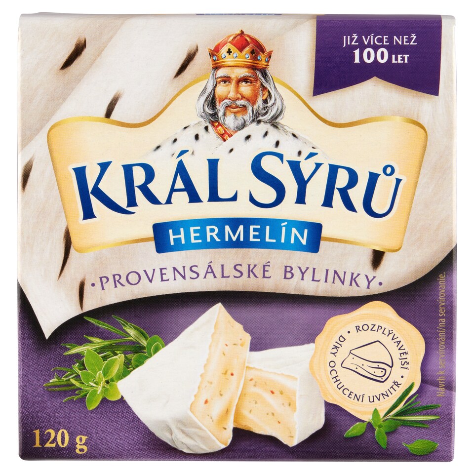 image 1 of Král Sýrů Camembert Provencal Spices 120 g