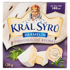 Král Sýrů Hermelín s provensálskym korením 120 g