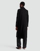 image 3 of F&F Tailored Lined Longline Coat in Black