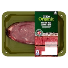 Tesco Organic Beef Small Rump Steak