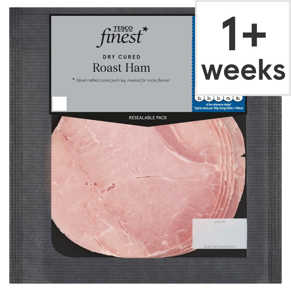 Tesco Finest Roast Dry Cured Ham 120g