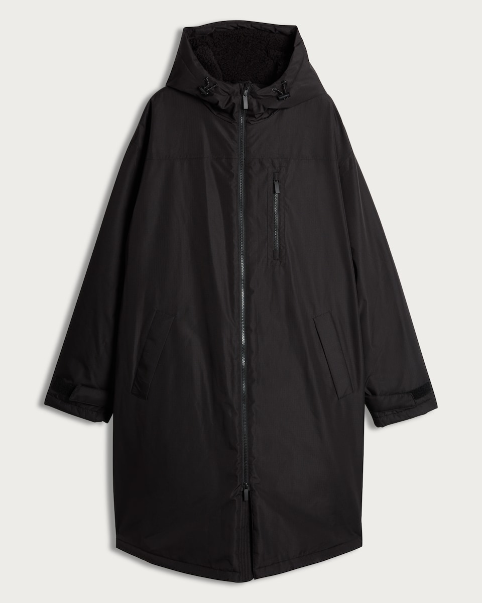 image 1 of F&F All Weather Robe in Black