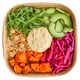 image 4 of Pollen & Grace Mezze Houmous + Rainbow Veg Grain Bowl 275g