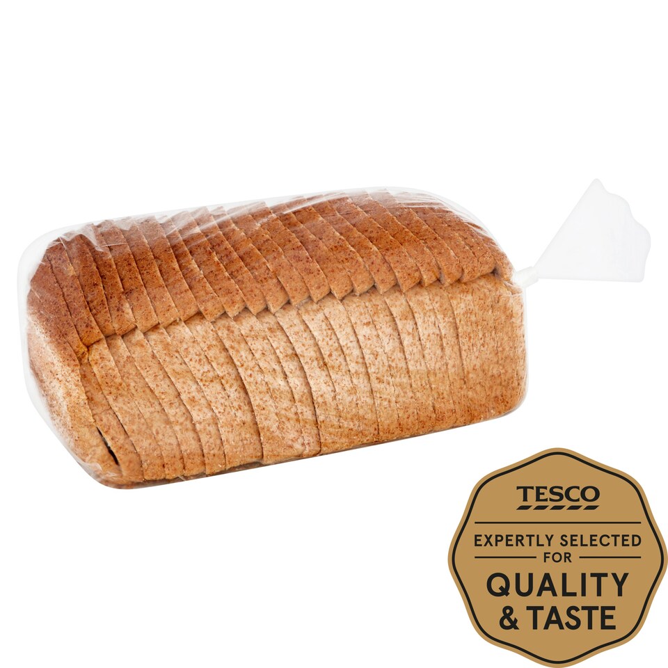 Tesco Hi Fibre Wholemeal Loaf 800G Sliced Tesco Groceries