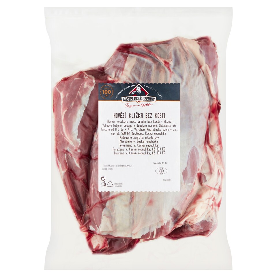 Obrázek 1 pro produkt Kostelecké Uzeniny Hovězí kližka bez kosti
