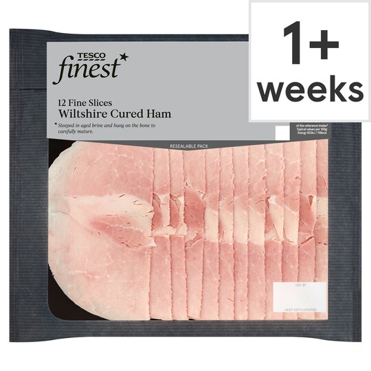 Tesco Finest Wafer Thin Wiltshire Ham 250G Tesco Groceries
