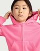 image 2 of F&F Girls Cotton Rich Zip Up Hoodie in Pink