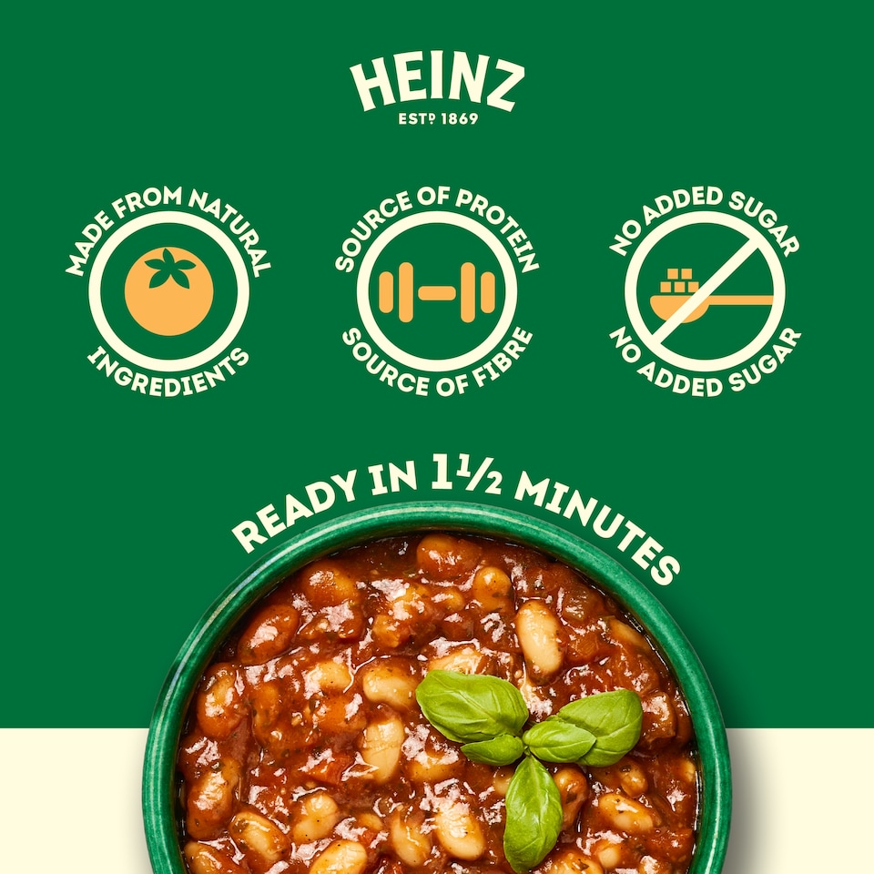 image 1 of Heinz Tomato Cannellini Beans Italian Style 250g