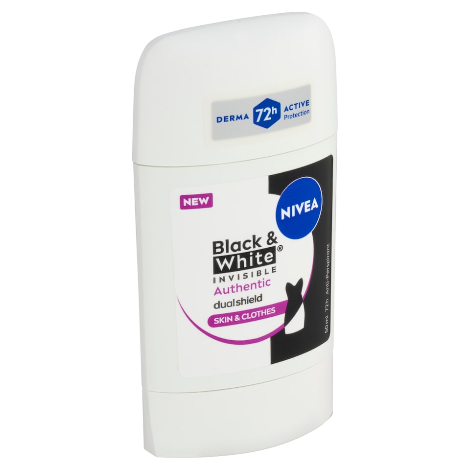 Obrázek 1 pro produkt Nivea Black & White Authentic Tuhý antiperspirant 50ml
