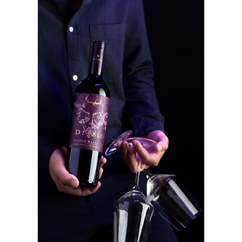 image 1 of Diablo Purple Malbec 75cl