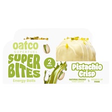 Oatco Super Bites Pistachio Crisp Oat Energy Balls 2 Pack 68g