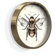 image 2 of Jones Spin Gold Bee Wall Clock