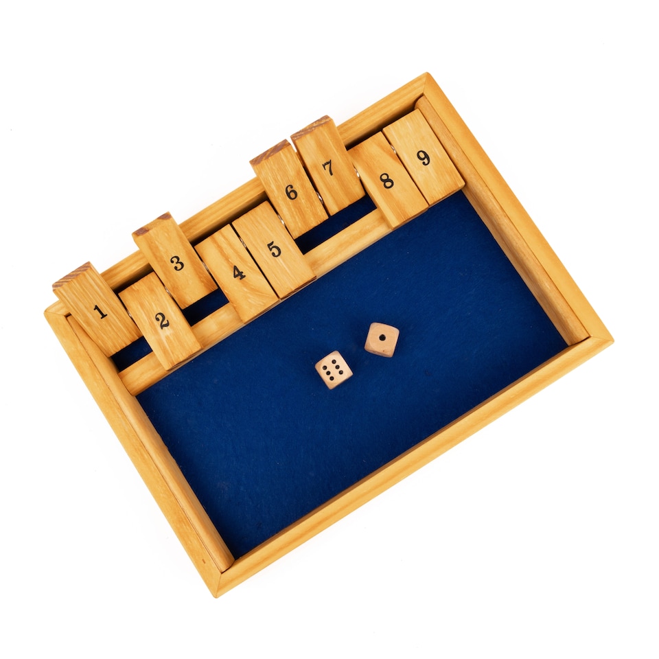 image 1 of Professor Puzzle Shut The Box Game Set
