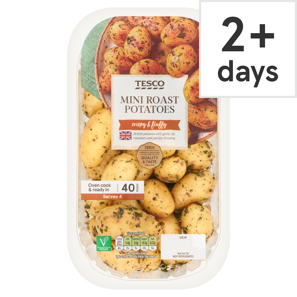 Tesco Mini Roast Potatoes 500G
