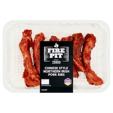 Tesco Fire Pit Chinese Style Northern Irish Pork Ribs 500g