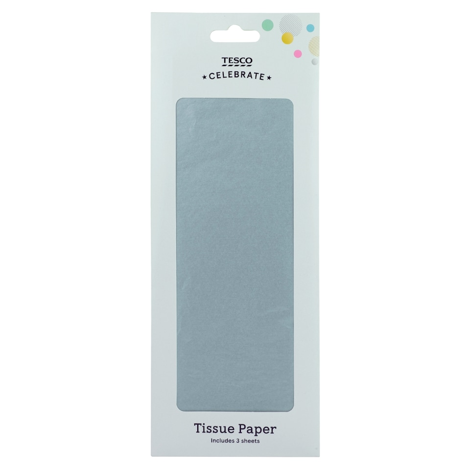 Tesco Silver Tissue 3pk