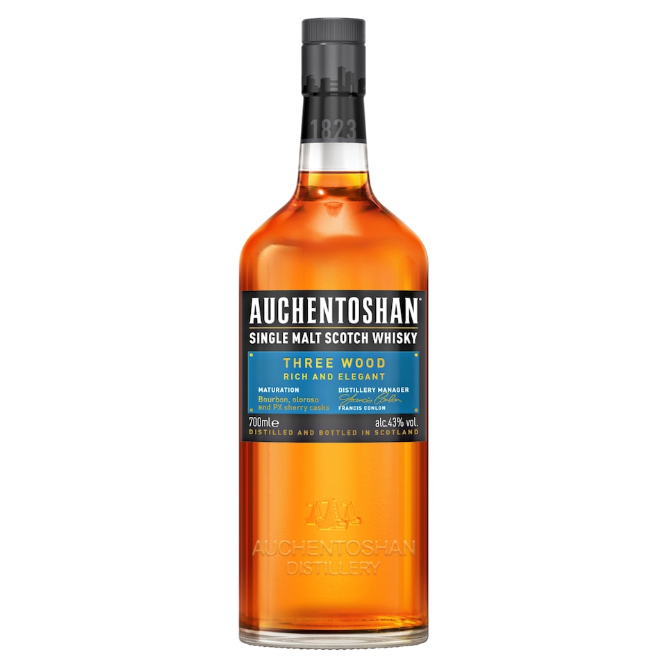 Auchentoshan Single Malt Scotch Whisky Three Wood 700Ml