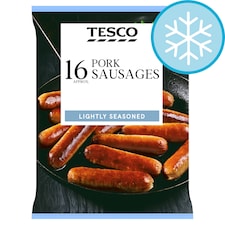 Tesco 16 Pork Sausages 720g