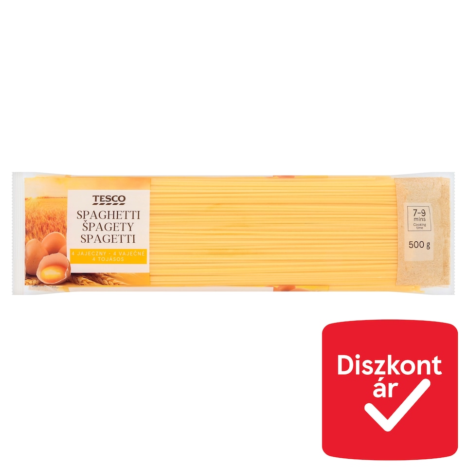 Tesco Spaghetti Dry Pasta with 4 Eggs 500 g