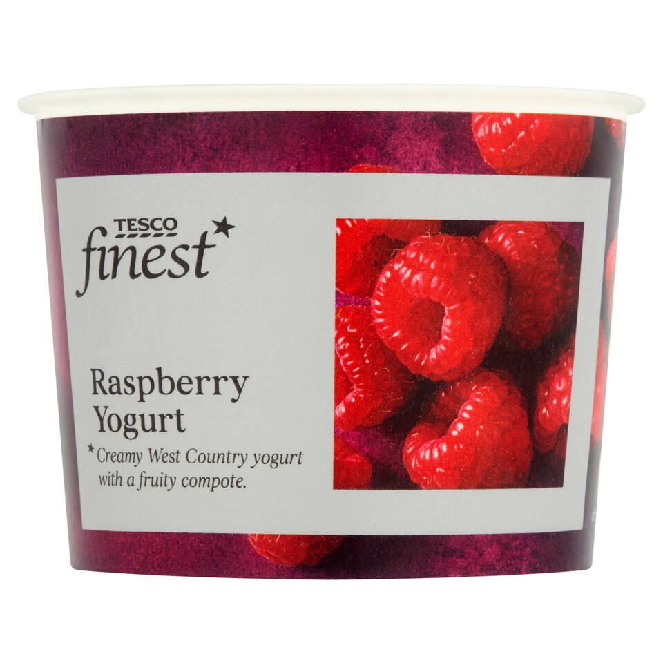 Tesco Yogurt Raspberry Tesco Finest Raspberry Yoghurt 150G - Tesco Groceries