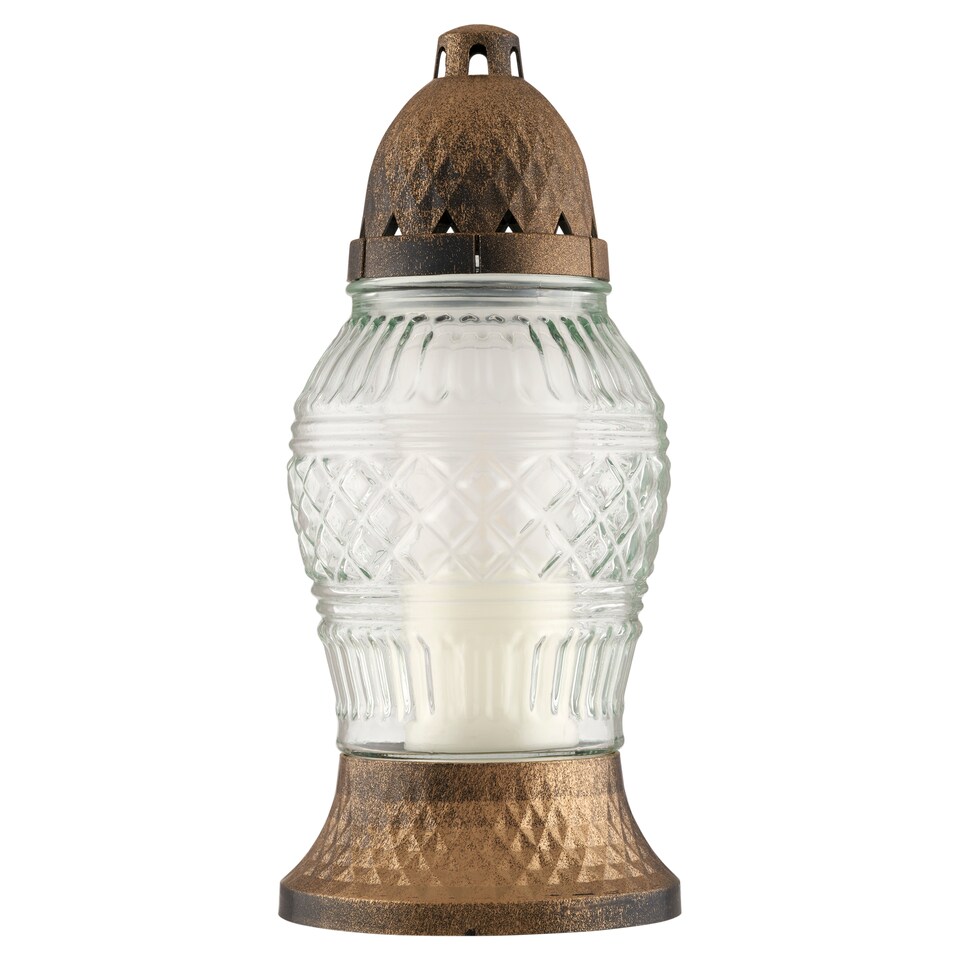 Grave Glass Jar with Candle LA 503 80 g