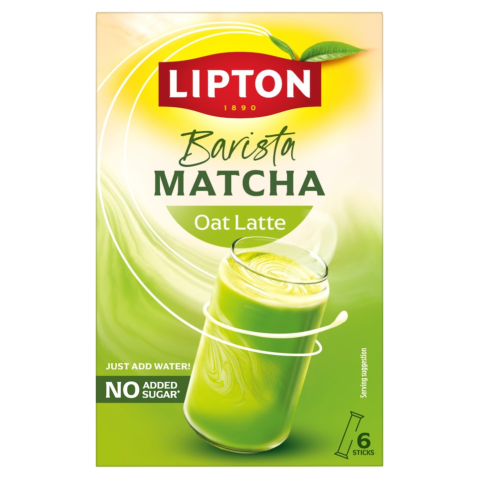 image 1 of Lipton Barista Matcha Instant Oat Drink with Matcha 6 x 11.2 g (67.2 g)