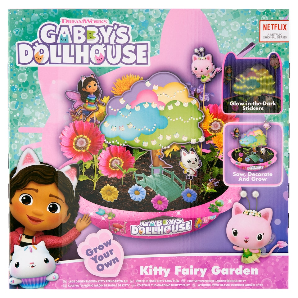 Gabby's Dollhouse Kitty Fairy Garden kreatív készlet