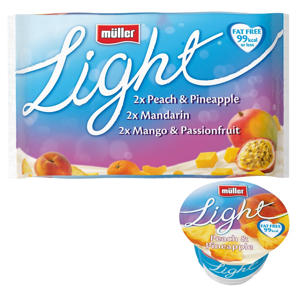 image 1 of Muller Light Yellow Fruit 6X175g